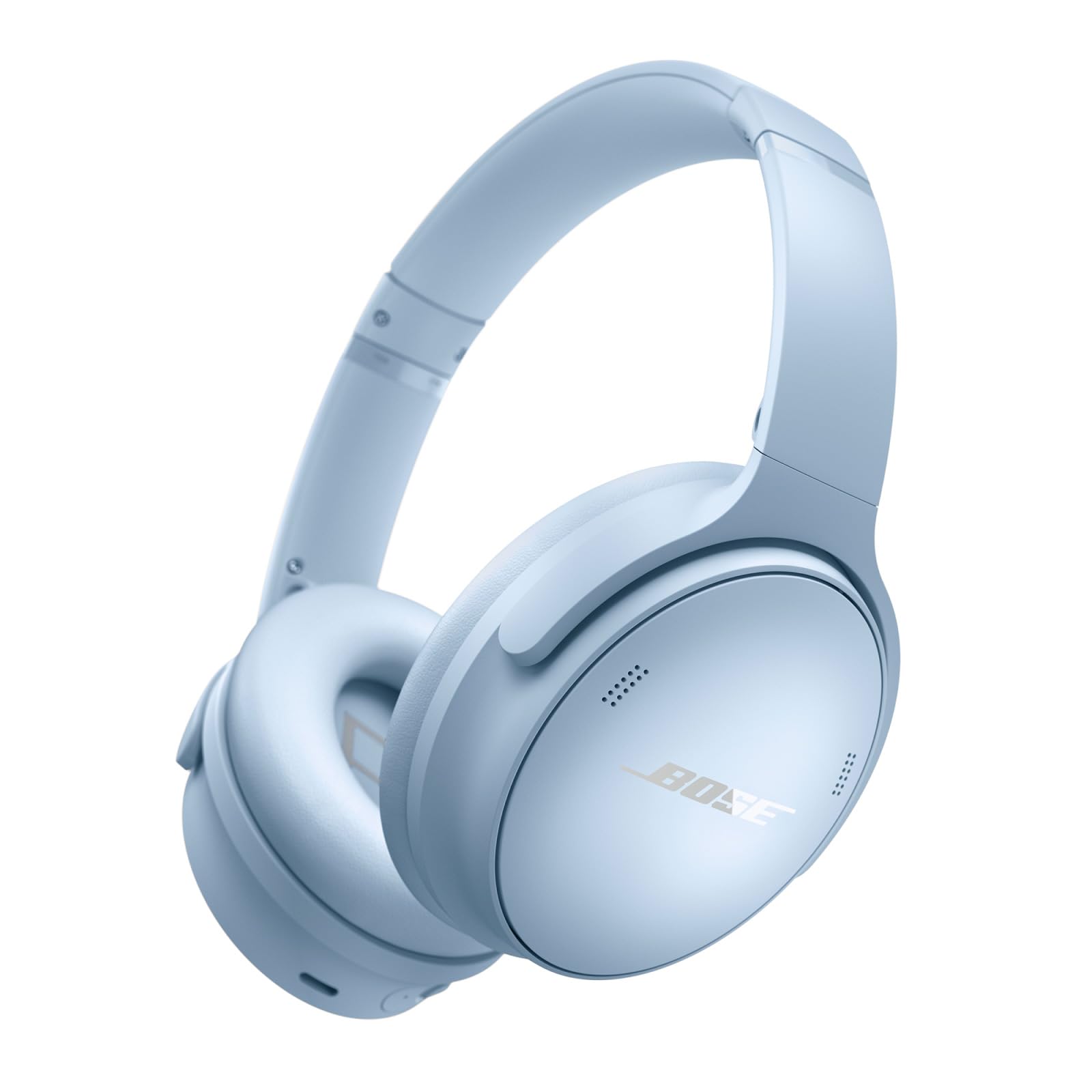 Bose QuietComfort Headphones - Wireless Bluetooth Headphones, Active Over Ear Noise Cancelling and Mic, USB-C Charging, Deep Bass, Up to 24 Hours of Playtime, Twilight Blue - Limited Edition Color