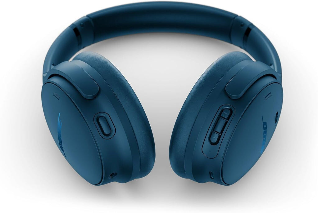 Bose QuietComfort Headphones - Wireless Bluetooth Headphones, Active Over Ear Noise Cancelling and Mic, USB-C Charging, Deep Bass, Up to 24 Hours of Playtime, Twilight Blue - Limited Edition Color